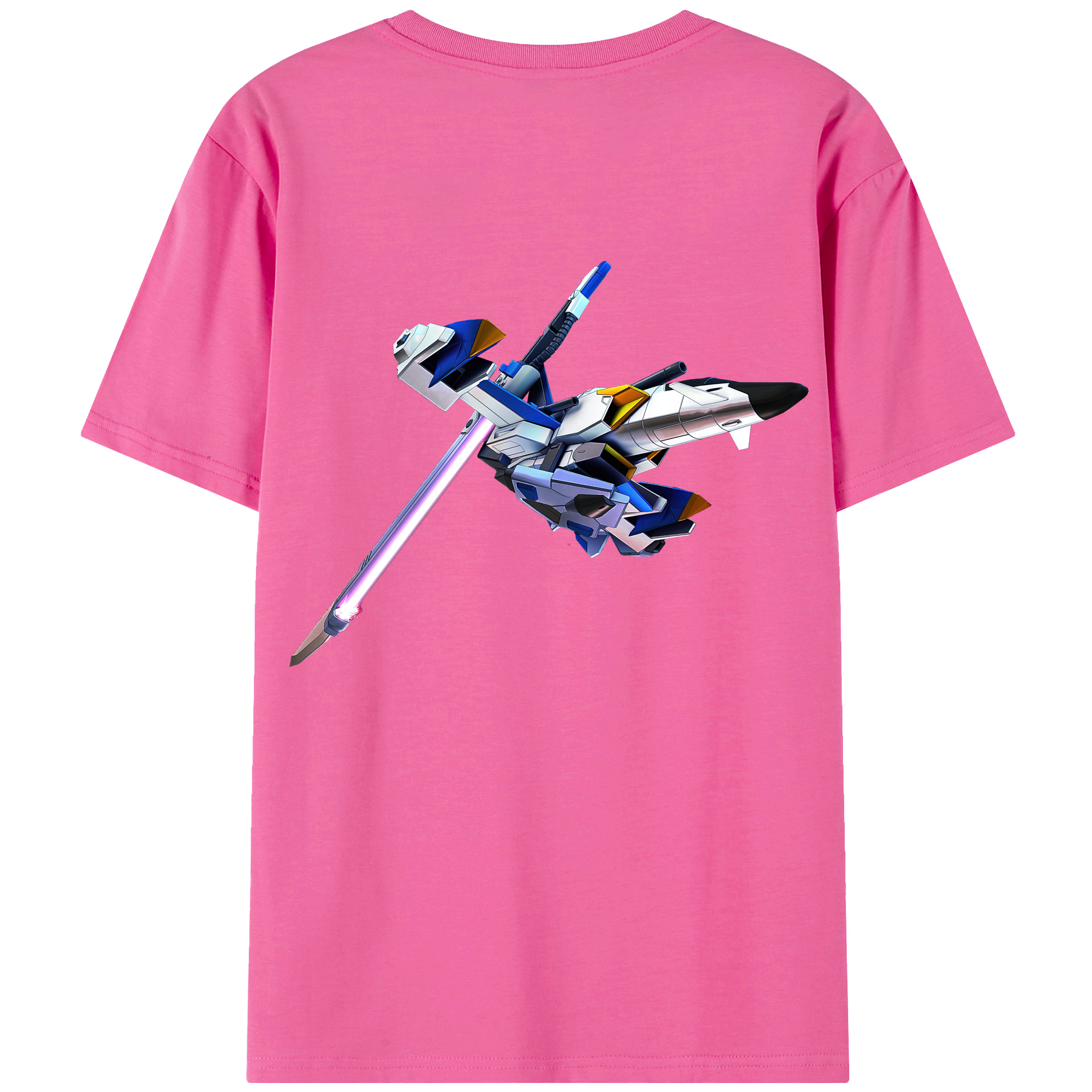 （画像用） 機動戦士ガンダム Mobile Suit Gundam レディース半袖Tシャツ(バックプリント)